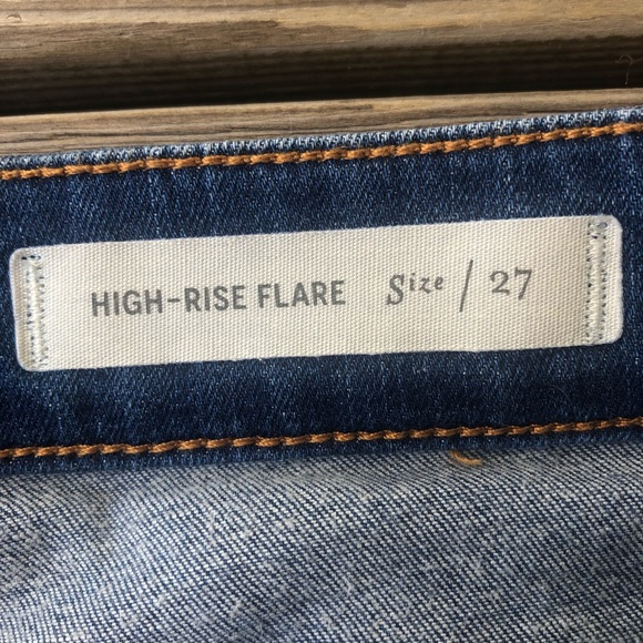 SOLD Pilcro & the Letterpress High Rise Flare Jean - Picture 5 of 9